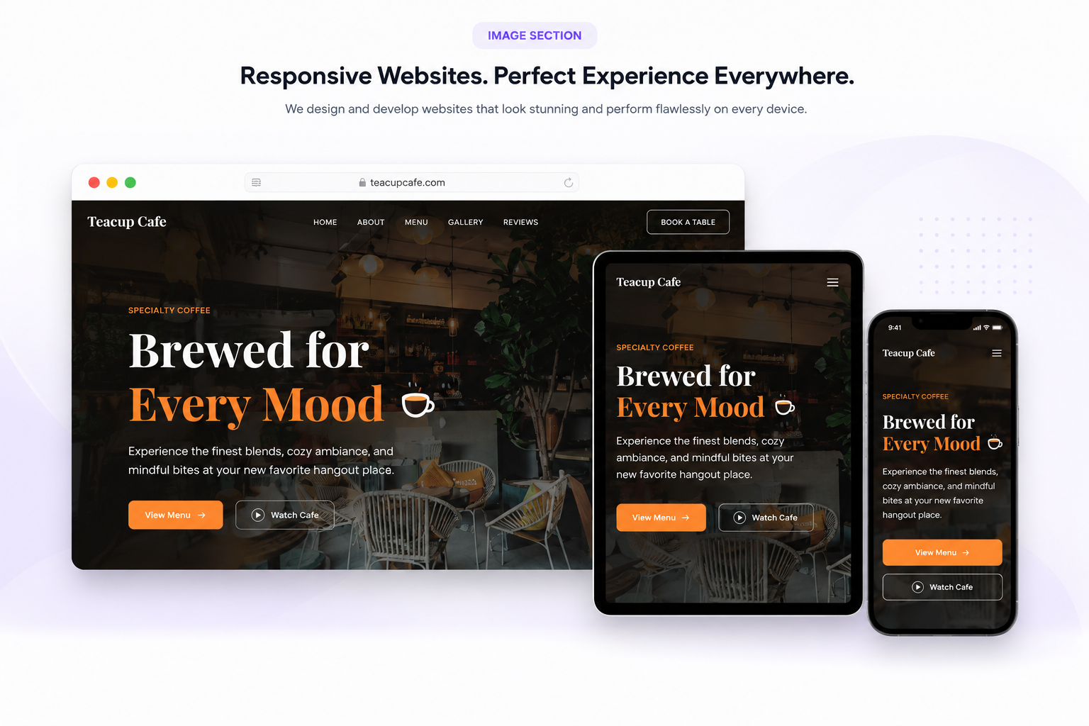 Flownware Responsive Website Layout Mockups